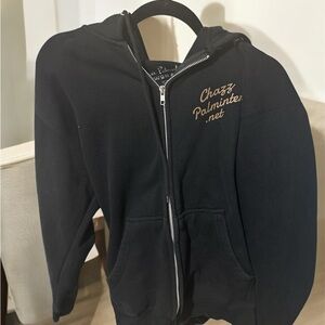 Chazz Palminteri  A Bronx Tale Black Full Zip Hoodie large